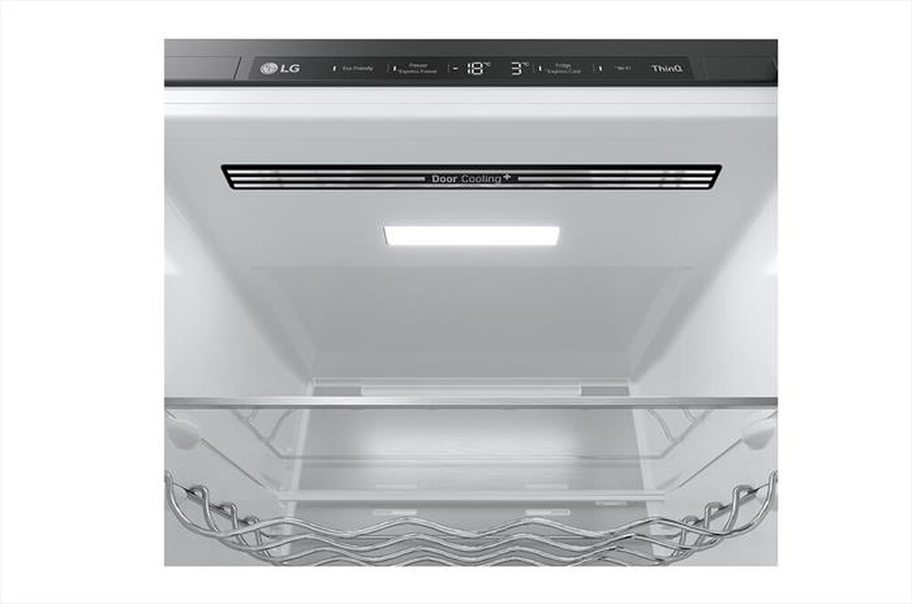 "LG - Frigorifero combinato GBB72BM9DQ Classe D 387 lt-Nero"
