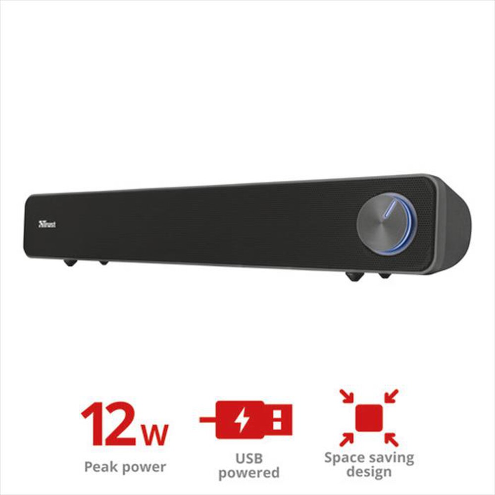 Immagine del prodotto TRUST - ARYS PC SOUNDBAR-Black/Grey