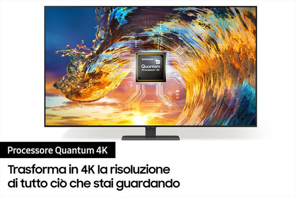 "SAMSUNG - Smart TV QLED 4K 55” QE55Q80A-Carbon Silver"