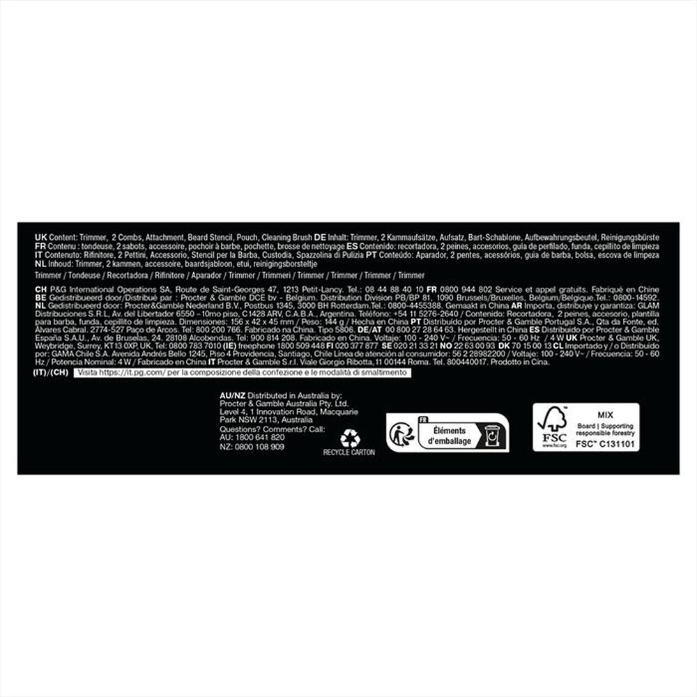 Immagine del prodotto BRAUN - Regolabarba BT 7520-BLU