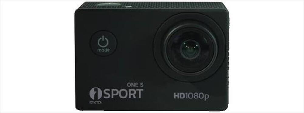"ISNATCH - SPORT ONE-S - MICROTELECAMERA SPORT FULL HD 1080P@-Nero"