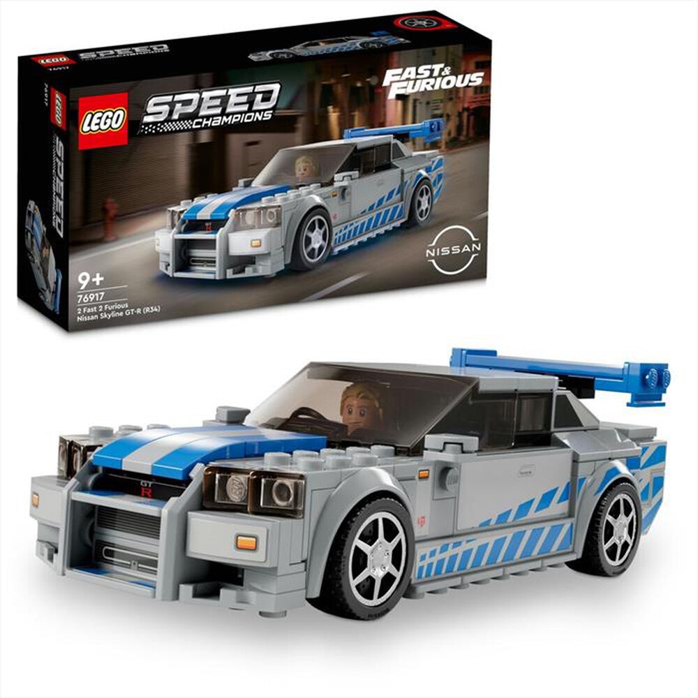 "LEGO - SPEED 2 FAST 2 FURIOUS NISSAN SKYLINE GT-R - 76917-Multicolore"