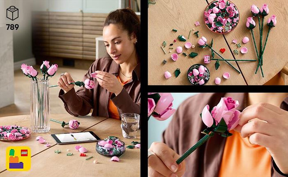 Immagine del prodotto LEGO - BOTANICALS Bouquet di rose rosa 10374