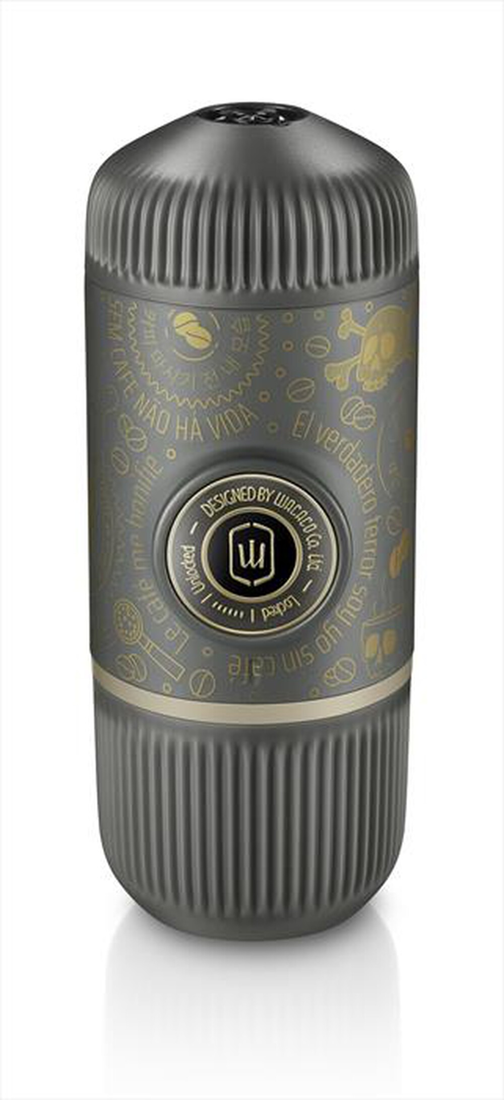 "WACACO - Macchina per caffè espresso NANOPRESSO+CASE-GRIGIO DARK SOUL"