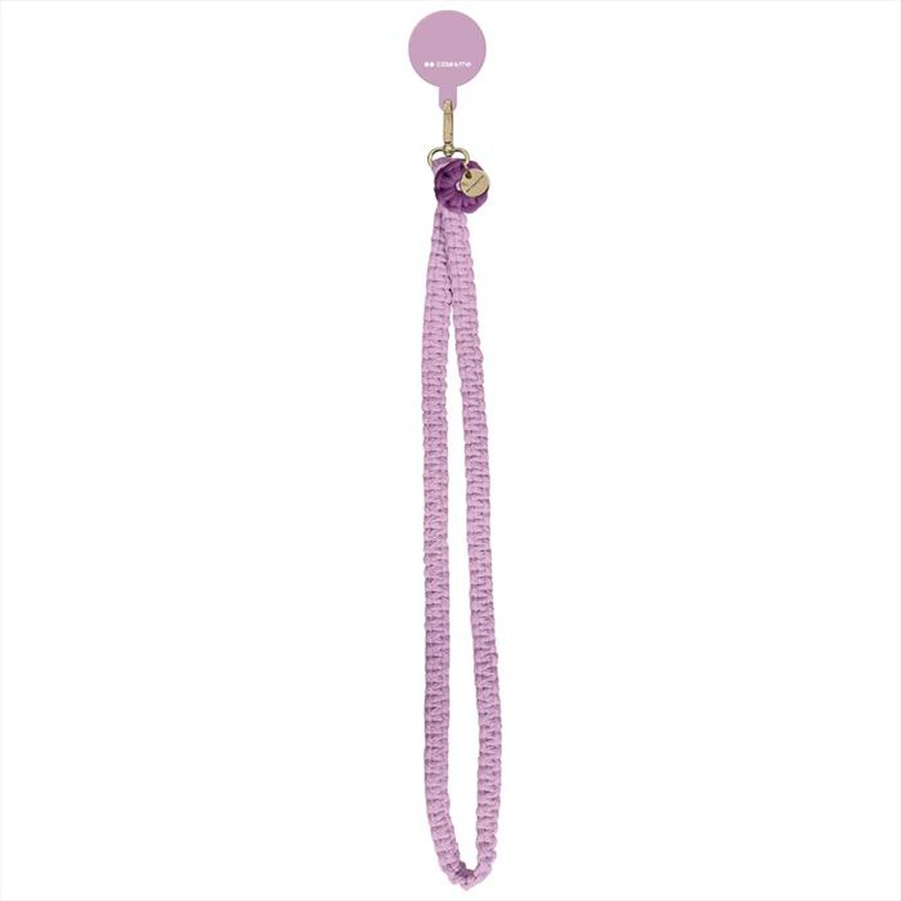 "SBS - Cord necklace crochet CMCORDNECKP4-Pink"