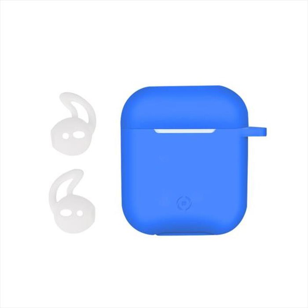 "CELLY - CUSTODIA PER CHARGING BOX DELLE AIRPODS-Blu/Silicone"