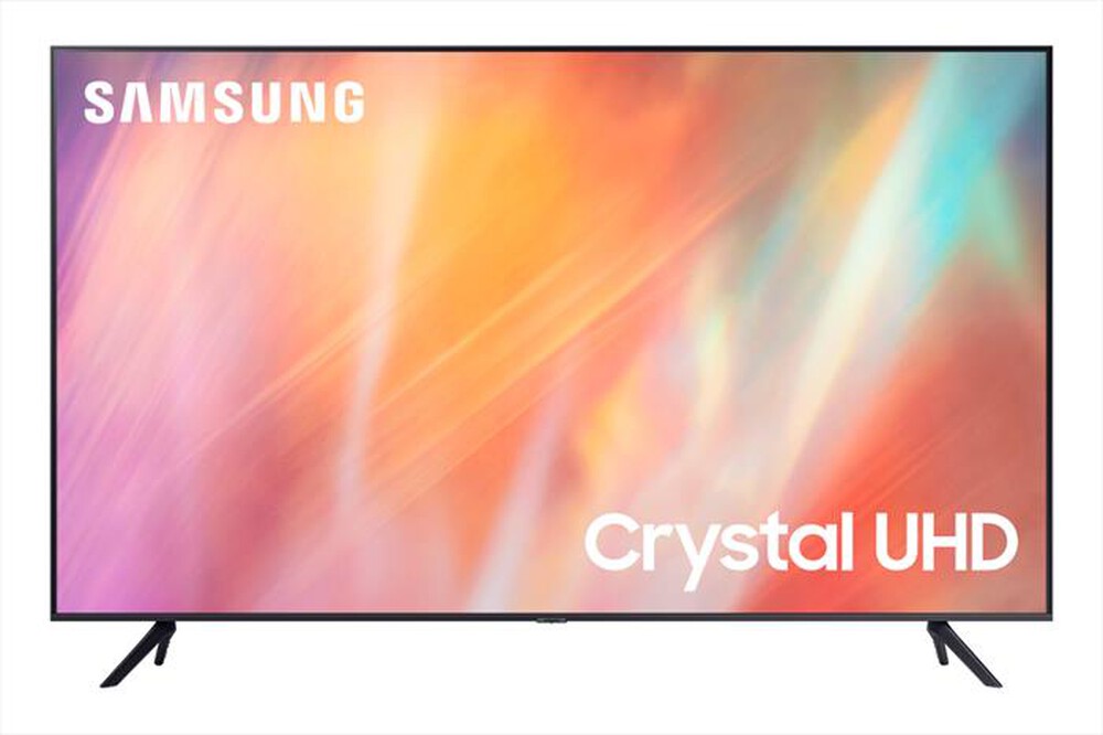 "SAMSUNG - TV Crystal UHD 4K 55” UE55AU7170 Smart TV Wi-Fi - Titan Gray"