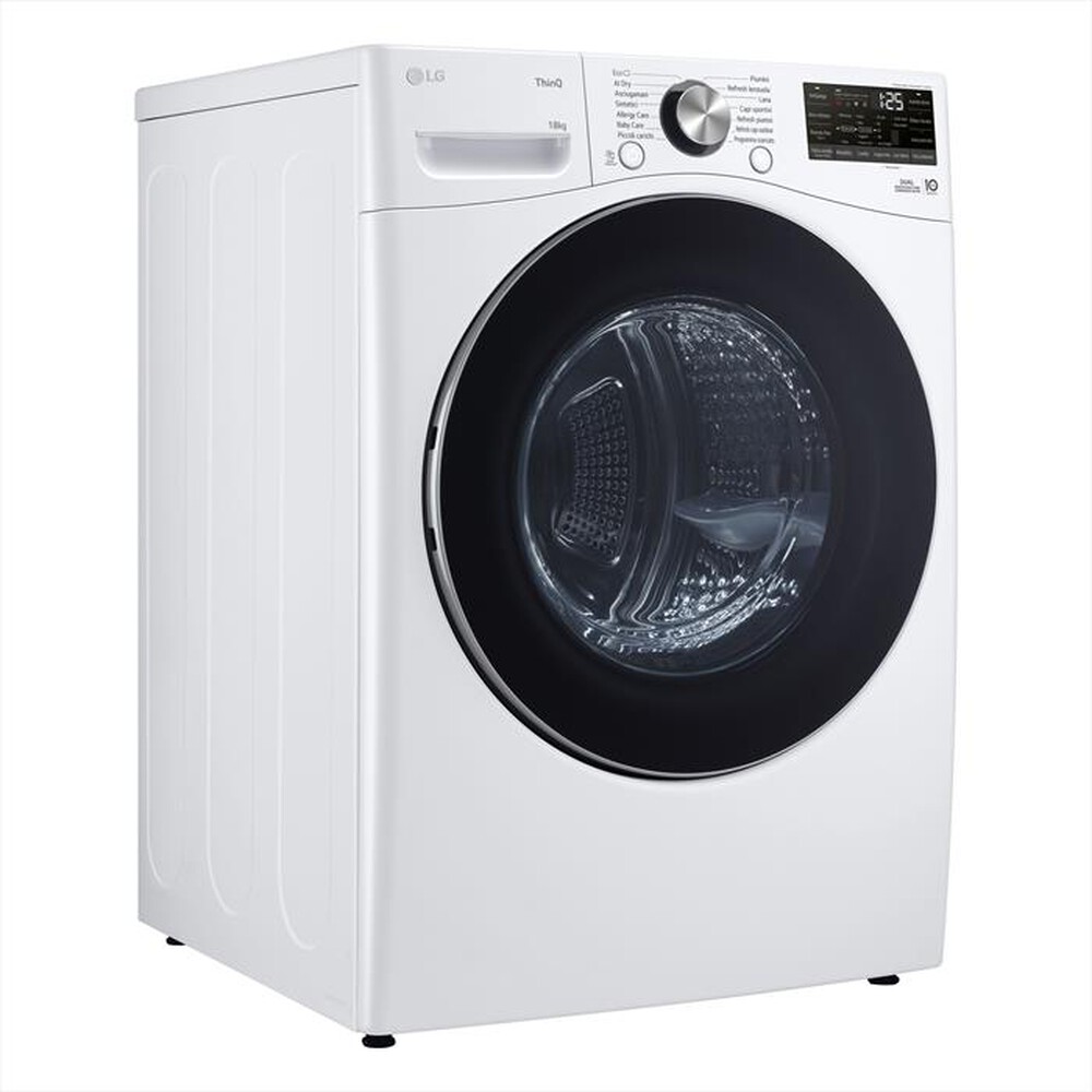 Immagine del prodotto LG - Asciugatrice RH18U8AVCW 18Kg Classe D-Bianco