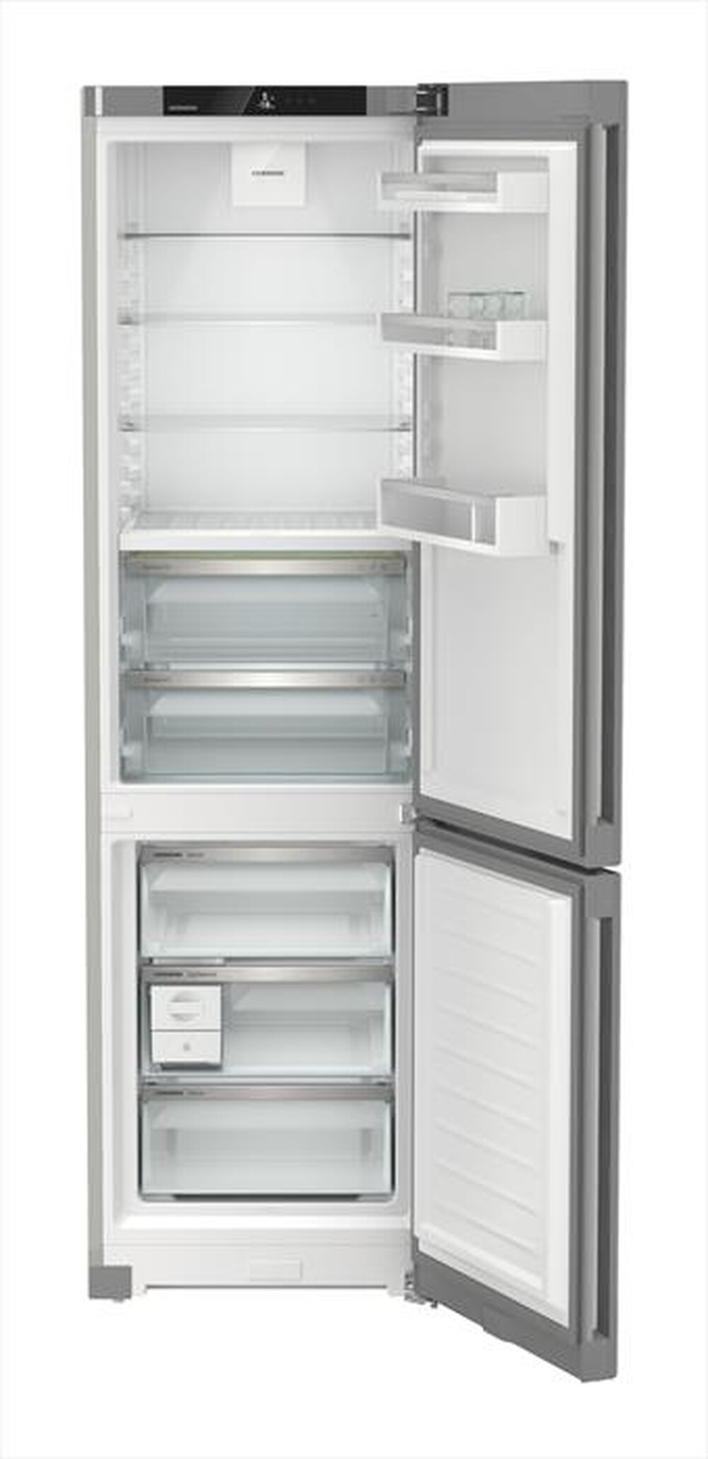 "LIEBHERR - Frigorifero combinato CBNSFC 572I-22 ClasseC 360lt-SteelFinish / Silver"