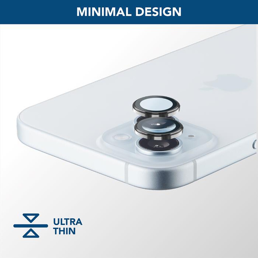 Immagine del prodotto CELLULARLINE - CAMERA LENS RING - IPHONE 15 / 15 PLUS-Transparent