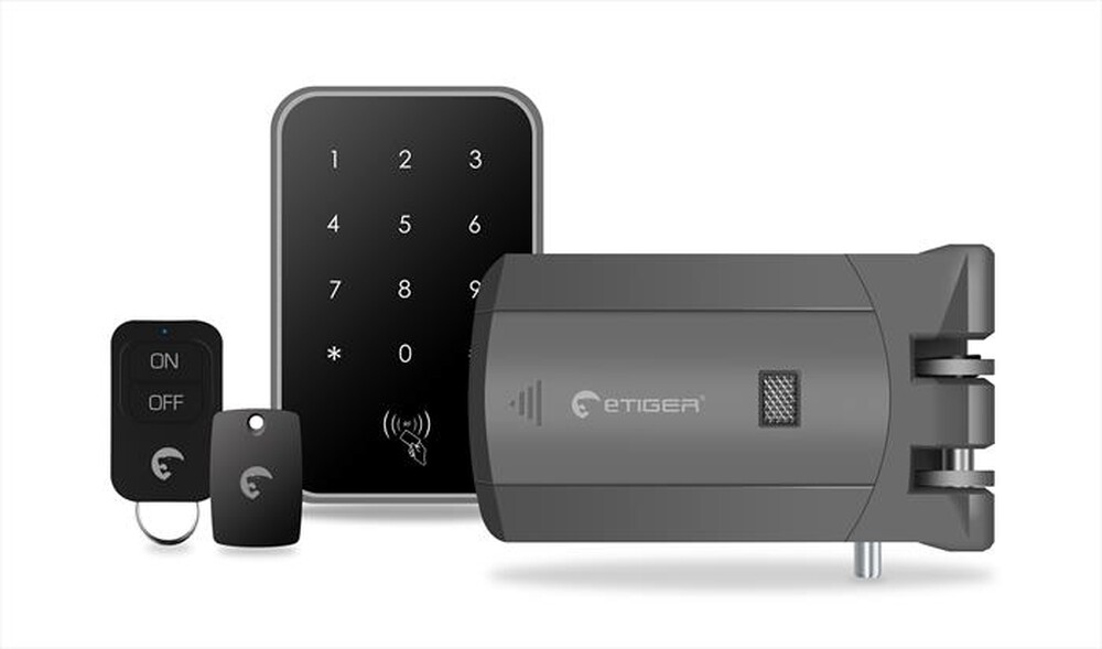 "E-TIGER - KIT D1 SERRATURA SMART-Black"