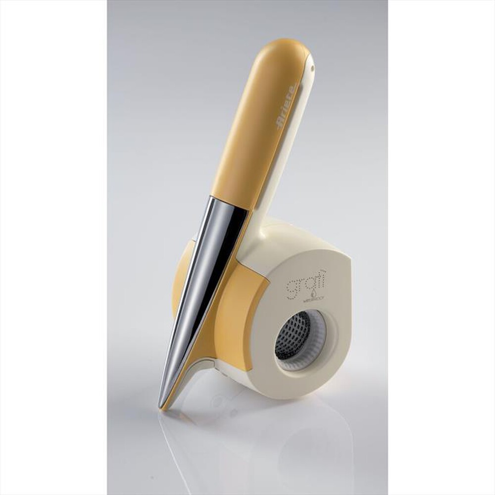 "ARIETE - 0457 Gratì Waterproof Grattugia Elettrica-Sabbia, Bianco"
