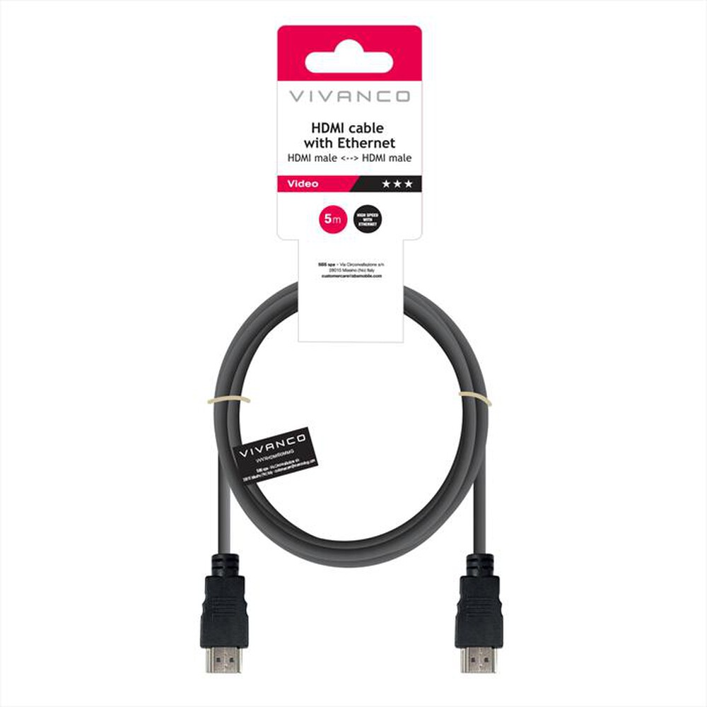 Immagine del prodotto SBS - High Speed HDMI cavo with Ethernet-Nero