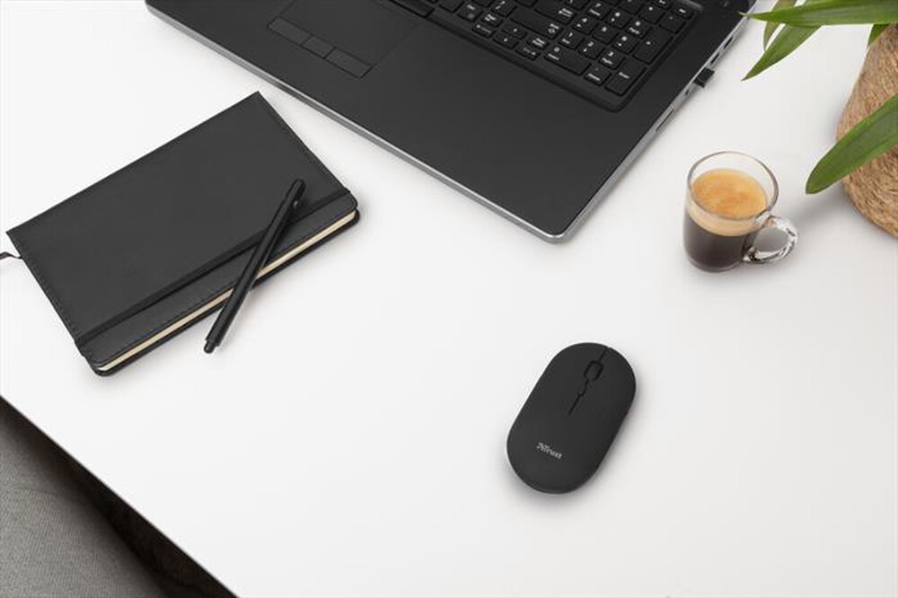 "TRUST - PUCK WIRELESS MOUSE BLACK-Black"