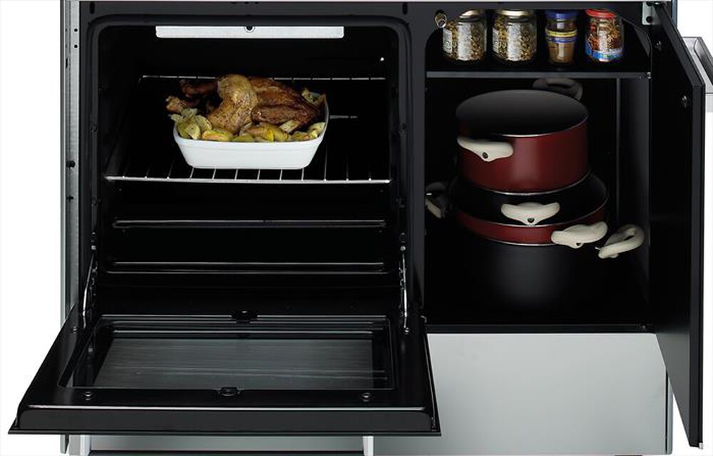 "GLEM GAS - Cucina a gas UR965VI Classe A-Inox"