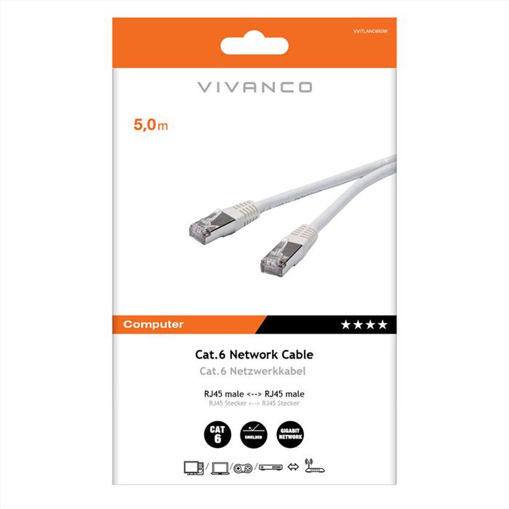 Immagine del prodotto SBS - Cat6 network cavo F/UTP-Bianco