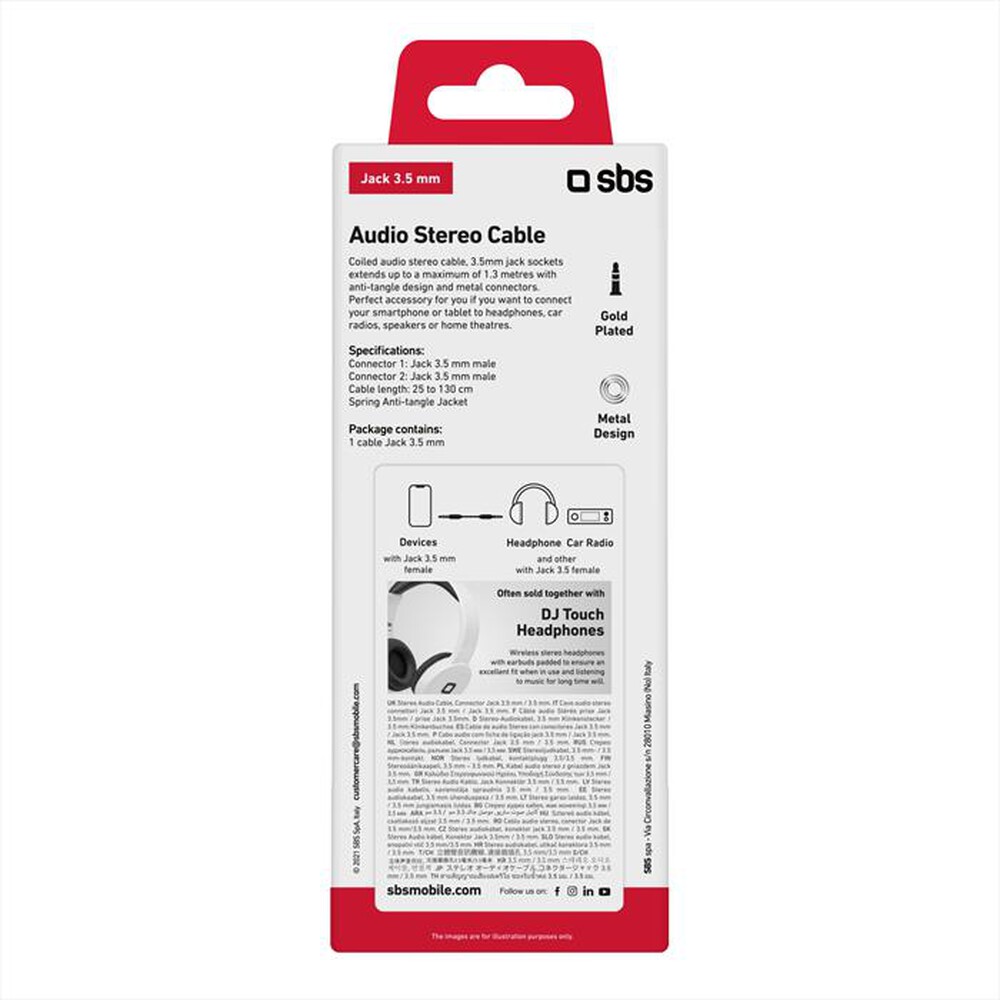 Immagine del prodotto SBS - TECABLE35SPIRDG-Grigio scuro