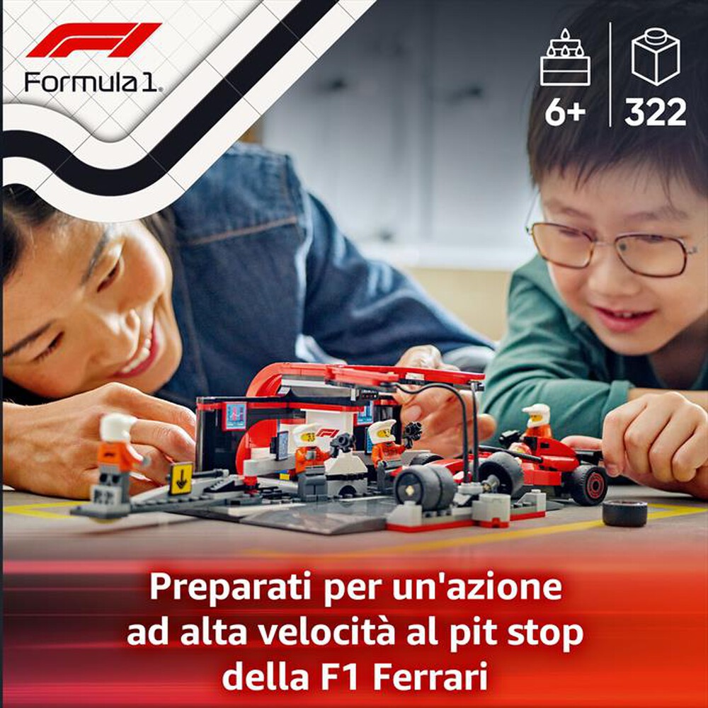 Immagine del prodotto LEGO - CITY F1 Pitstop e meccanici con Ferrari F1&reg; 60443