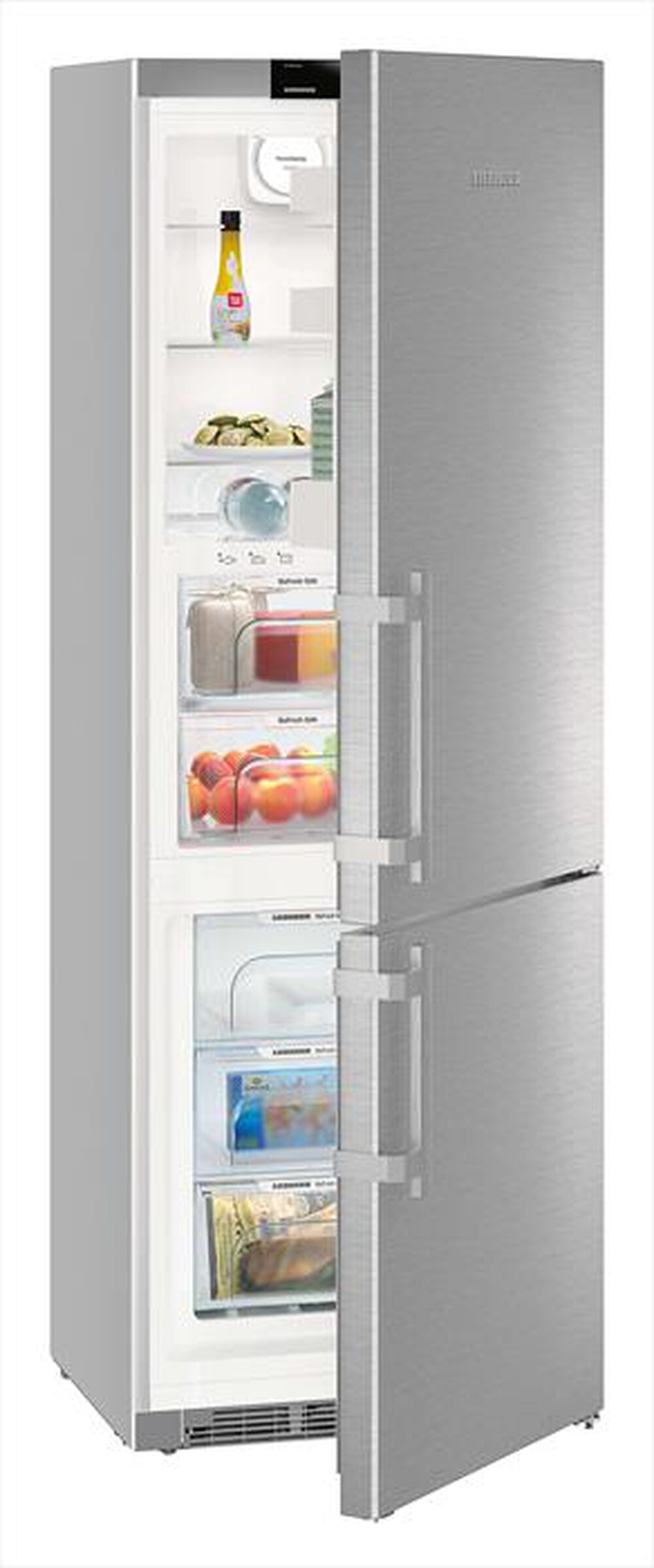 "LIEBHERR - Frigorifero combinato CBNEF 5735-21 Classe D 434lt-Acciaio"
