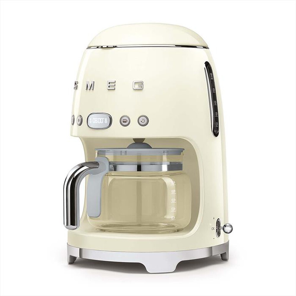 "SMEG - Macchina da Caffè Filtro 50's Style – DCF02CREU-panna"