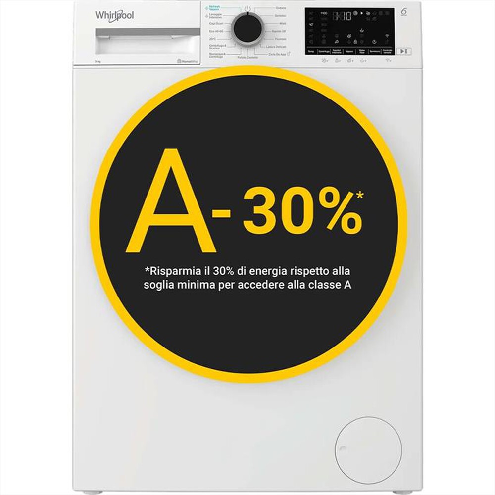Immagine del prodotto WHIRLPOOL - Lavatrice WAM R949WB IT WiFi 9Kg Classe A-Bianco