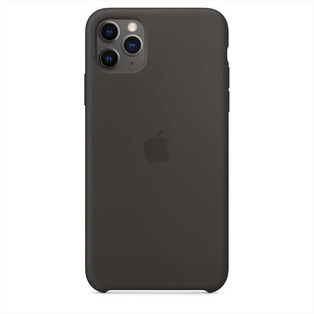 "APPLE - Custodia in silicone per iPhone 11 Pro Max-Nero"