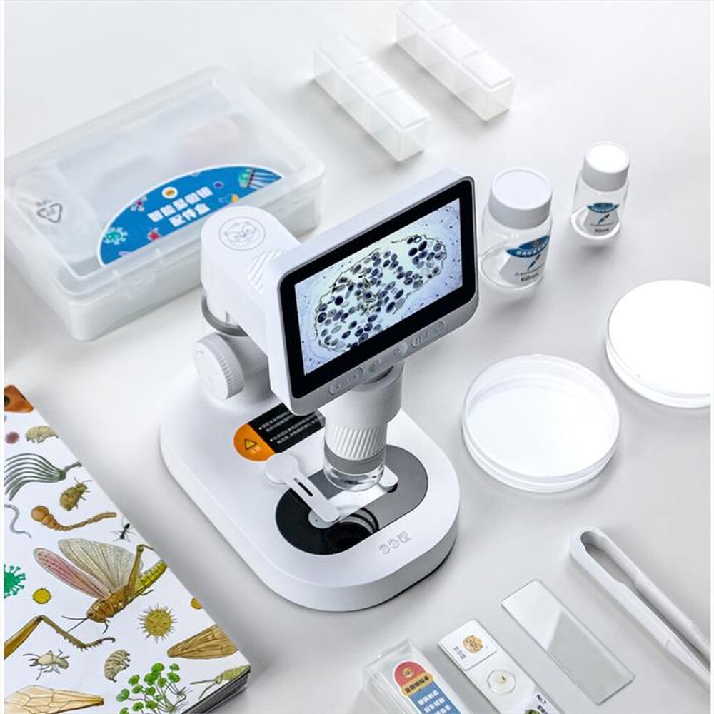 "DIPROGRESS - Microscopio digitale SMART M2A LCD-bianco"