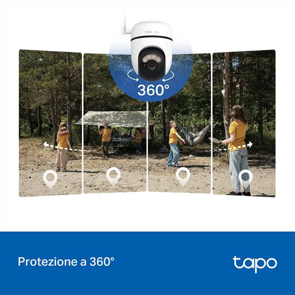 Immagine del prodotto TP-LINK - Telecamera di sorveglianza SOLAR-POWERED PAN/TILT-Bianco