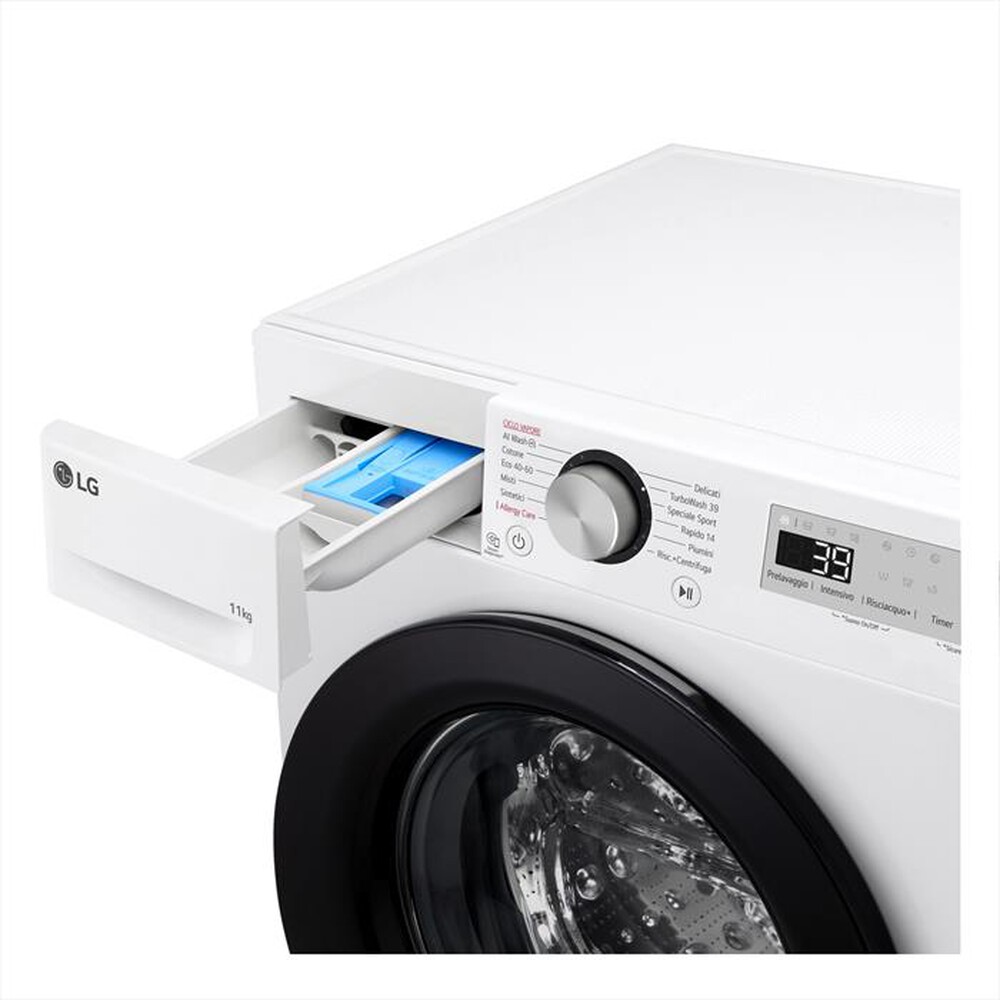 "LG - Lavatrice AI DD P1 F4R3P11NSWB 11kg Classe A-Bianco"