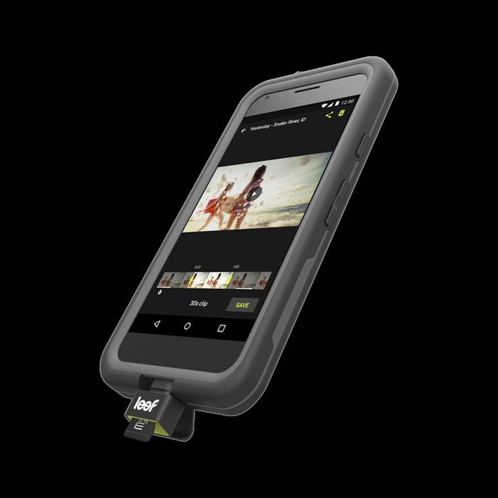 "LEEF - ACCESS-C MICROSD-Nero/Verde"
