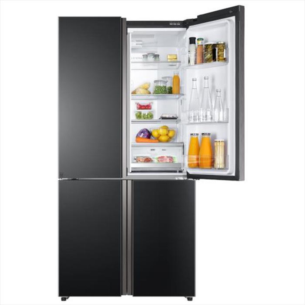 "HAIER - Frigorifero side by side HTF-610DSN7 Classe F 712l-Nero"