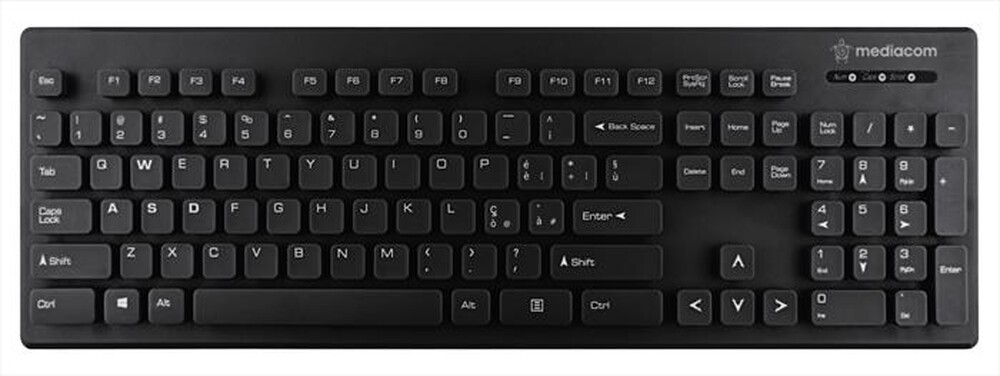 "MEDIACOM - KEYBOARD-Nero"