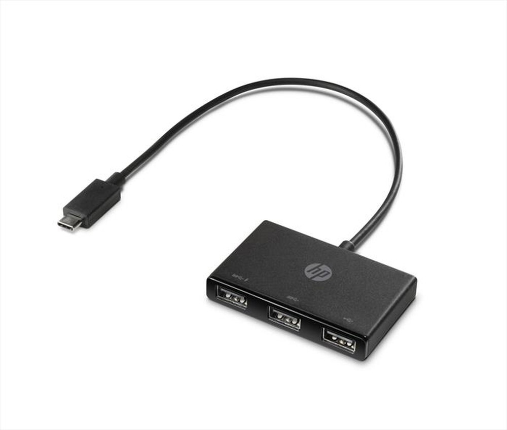 "HP - USB-C TO USB-A HUB-Nero"