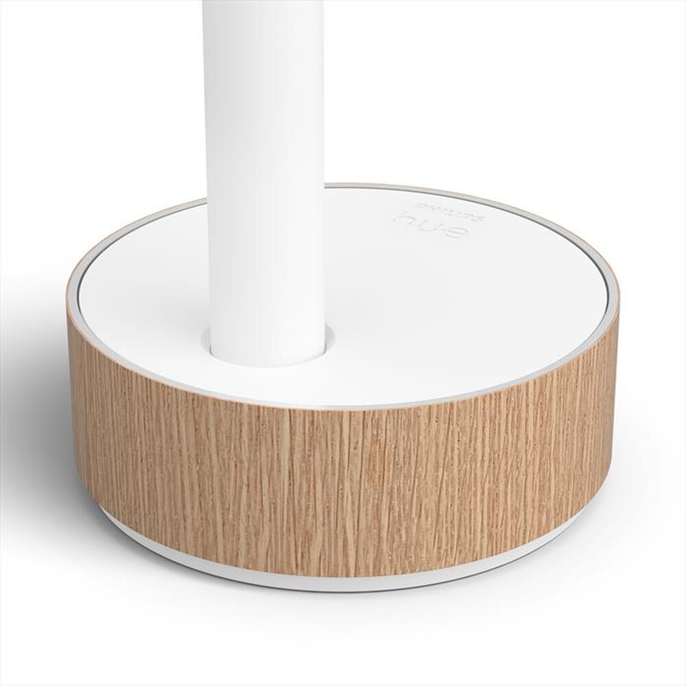 "PHILIPS - HUE GRADIENT SIGNE LAMPADA TAVOLO EFFETTO LEGNO-Bianca"