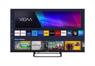 SMART TECH - Smart TV LED HE READY 32" 32HV02V-metal black