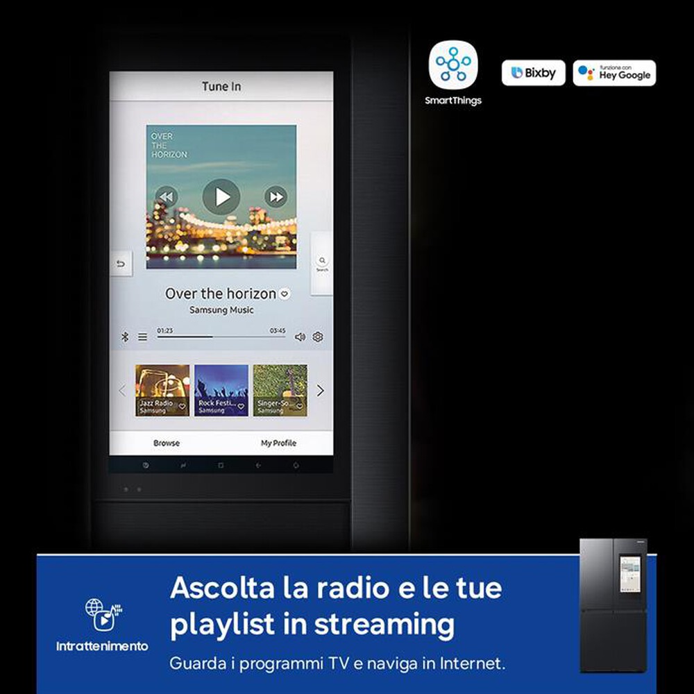 Immagine del prodotto SAMSUNG - Frigorifero 4 porte RF65DG9H0EB1EF Classe E 637 lt-Antracite