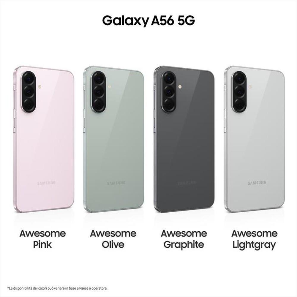 Immagine del prodotto SAMSUNG - Smartphone Galaxy A56 5G 128GB-Awesome Lightgray