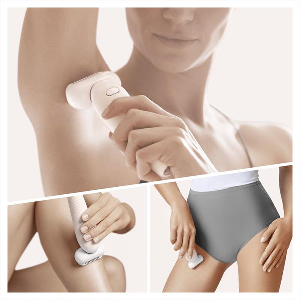"BRAUN - Silk-épil 9 Flex 9-002-Bianco/Oro"