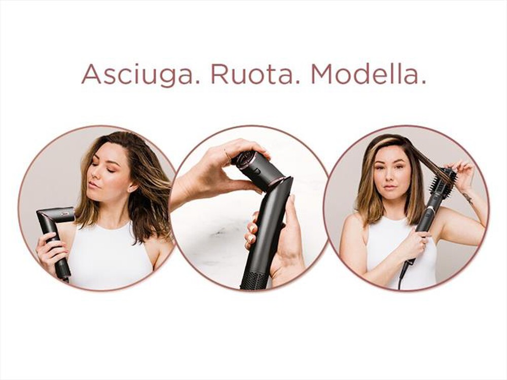 Immagine del prodotto SHARK - STYLER E ASCIUGACAPELLI SHARK FLEXSTYLE-Nero e Rosa Gold