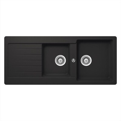 GLEM GAS - Lavello 2 vasche GLU162AN-Antracite