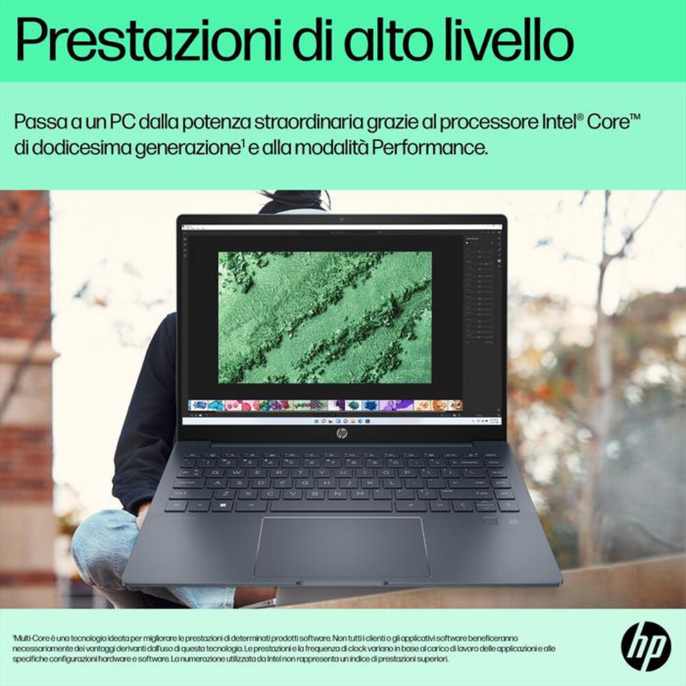 Immagine del prodotto HP - Notebook PAVILION PLUS 14-EH1001NL-Space Blue