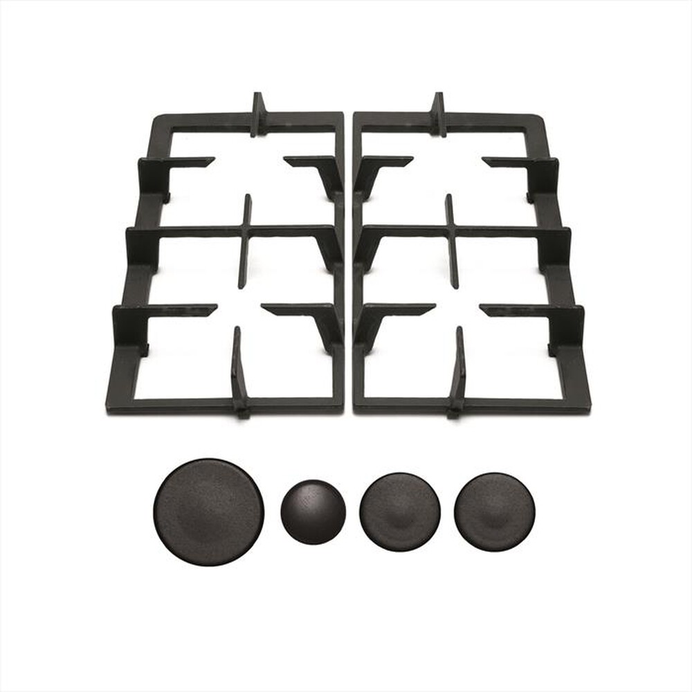 "SCHOCK - 9N60GH Kit 2 griglie in ghisa e coprispartifiamma-NERO"