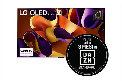 LG - Smart TV OLED evo UHD 4K 65" Serie G4 OLED65G45LW-Argento
