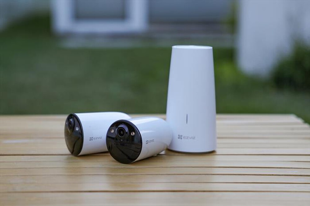 "EZVIZ - kit due telecamere di sorveglianza HB3-B2-Bianco"