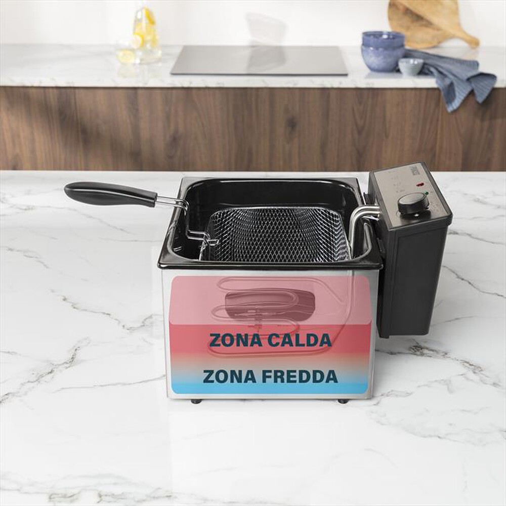 Immagine del prodotto PRINCESS - Friggitrice a olio 5lt 185000-NERO/ACCIAIO