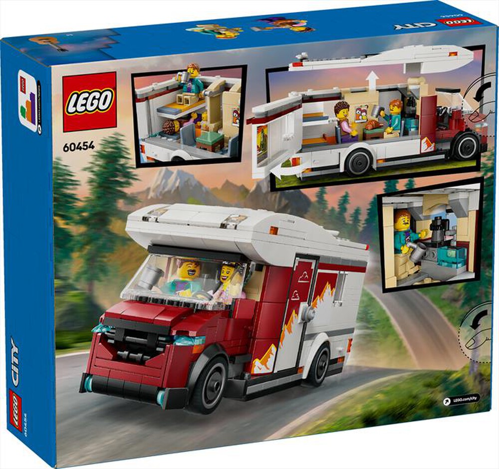 Immagine del prodotto LEGO - CITY Camper van delle vacanze d&rsquo;avventura 60454