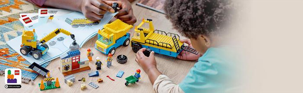 Immagine del prodotto LEGO - CITY GREAT VEHICLES Camion da cantiere e gru 60391
