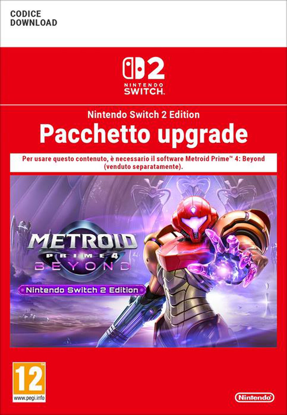 Immagine del prodotto NINTENDO - METROID PRIME 4: BEYOND - Upgrade Switch 2 Edition
