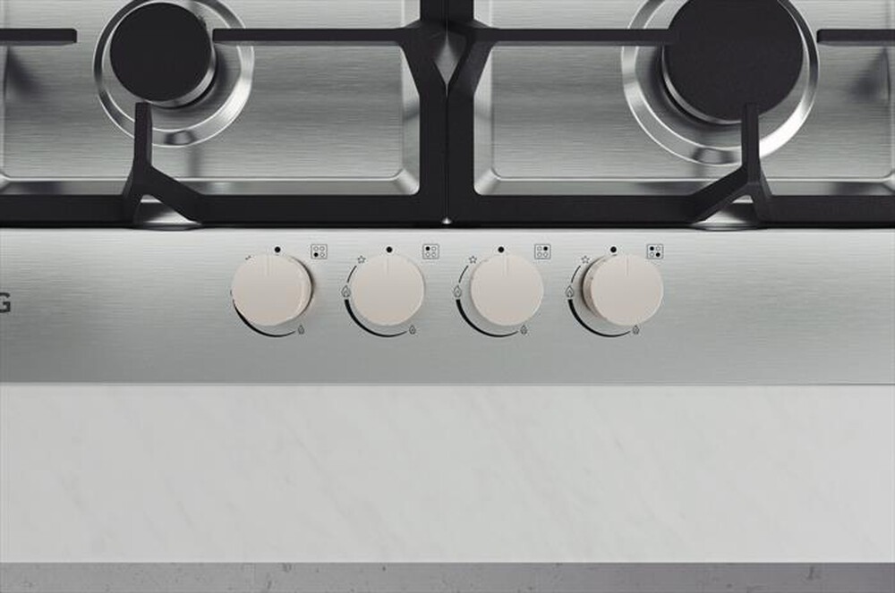 "LG - Piano cottura a gas CBGZ2414S 59,4 cm-Inox"