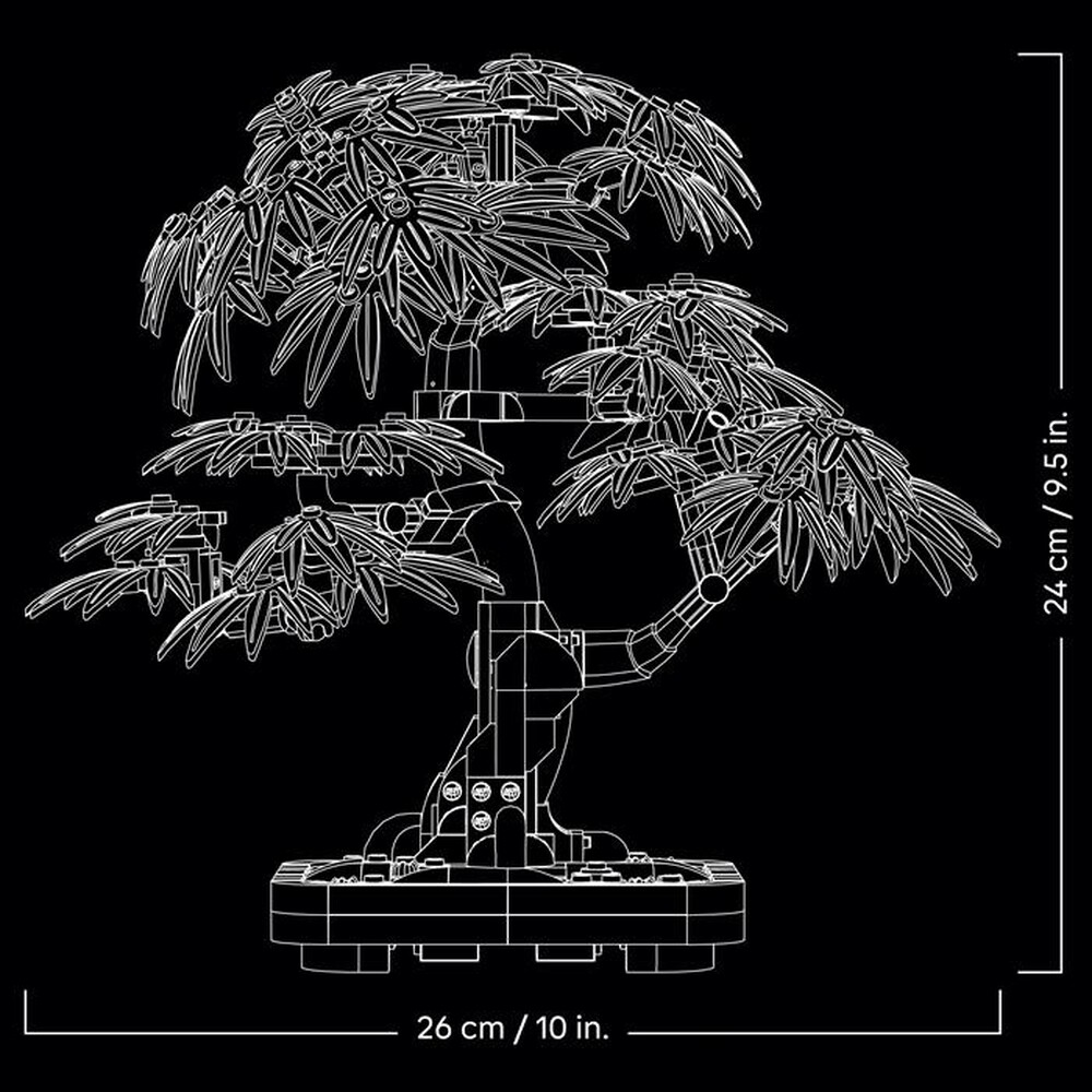 "LEGO - BOTANICALS Bonsai di acero rosso giapponese-10348"